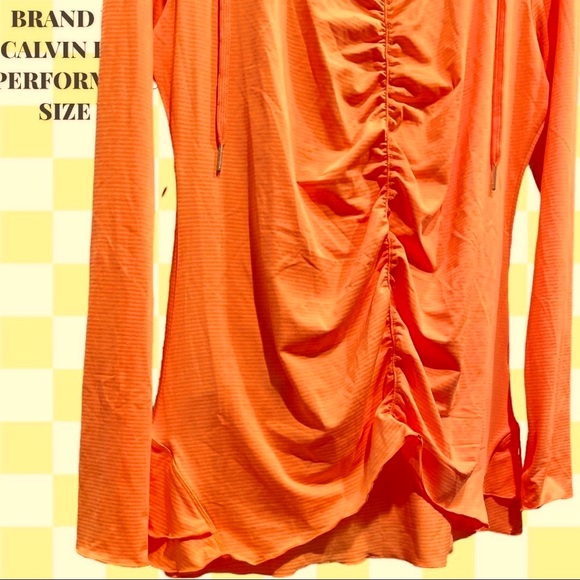 NEW W/TAGS CALVIN KLEIN PERFORMANCE HOODED LIGHTWEIGHT ACTIVEWEAR SZ XL - Picture 4 of 13